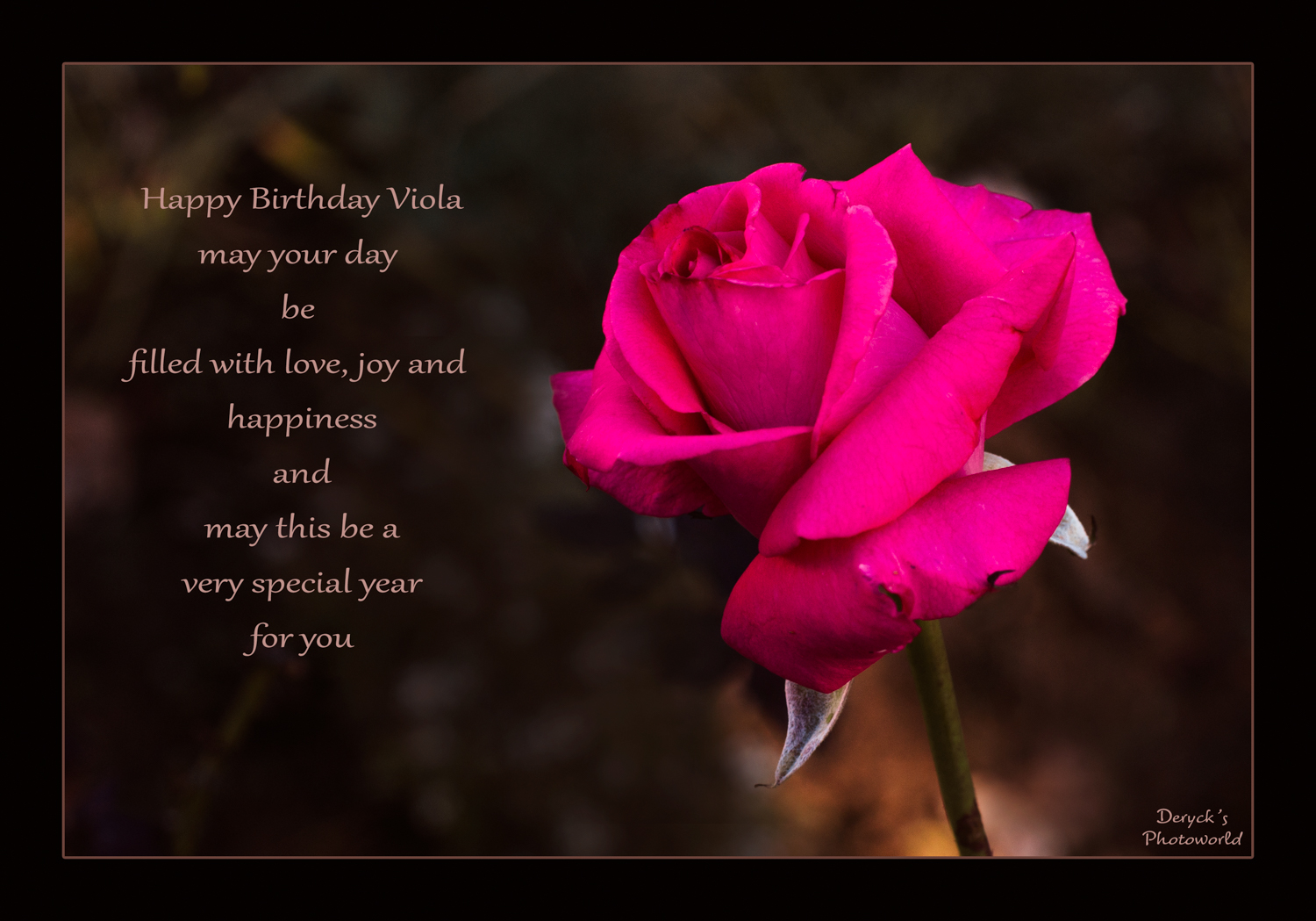 Happy Birthday Viola