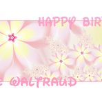 happy birthday waltraud