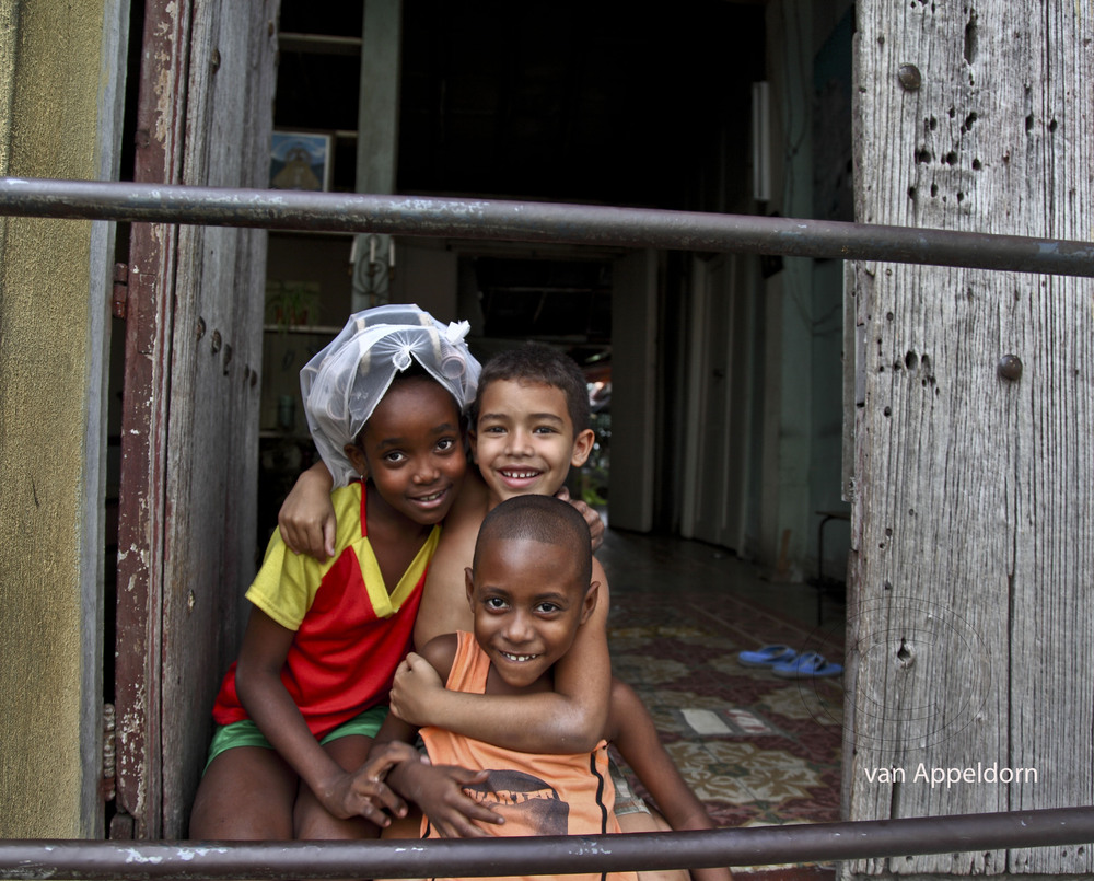 Happy childhood in Santiago de Cuba