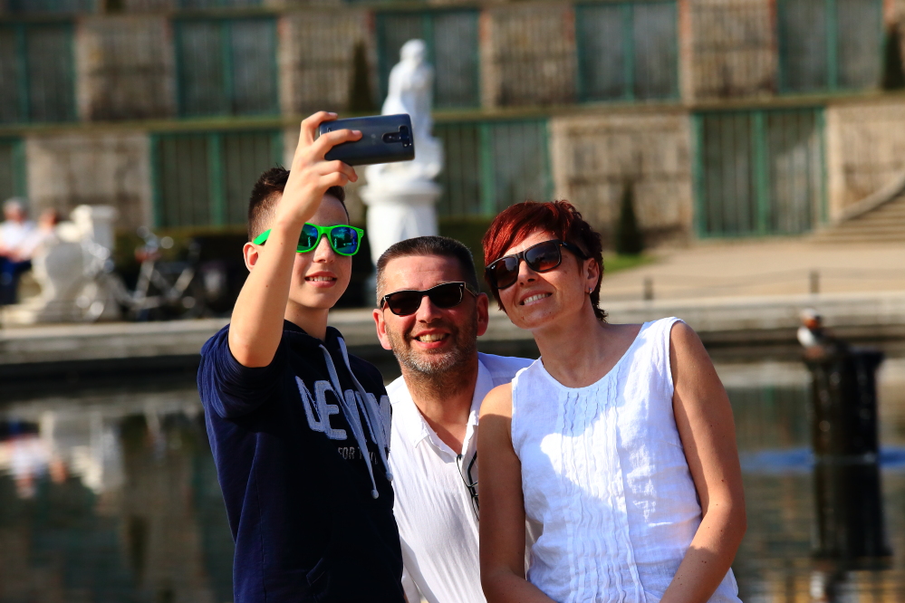 Happy Family at Sanssouci