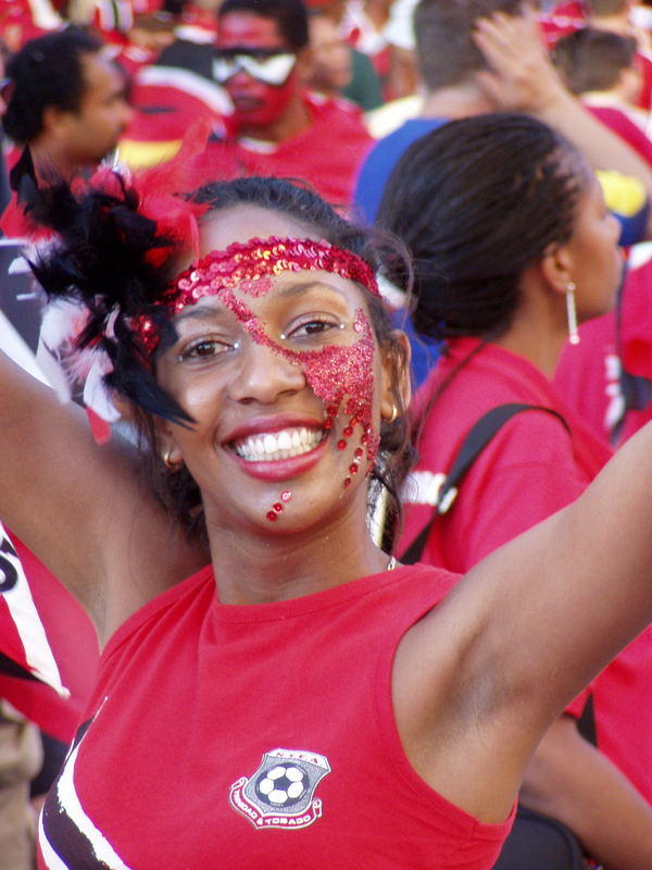 Happy Girl from Trinidad (TRI-SWE FIFA WM 10JUN2006)