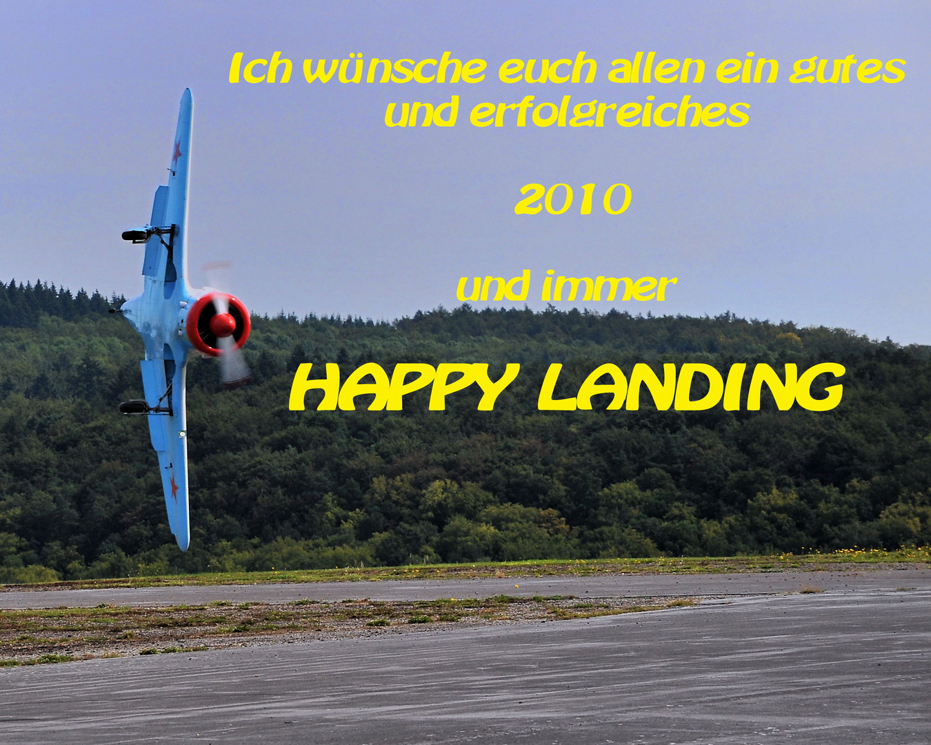 Happy landing