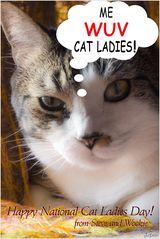 Happy National Cat Ladies Day