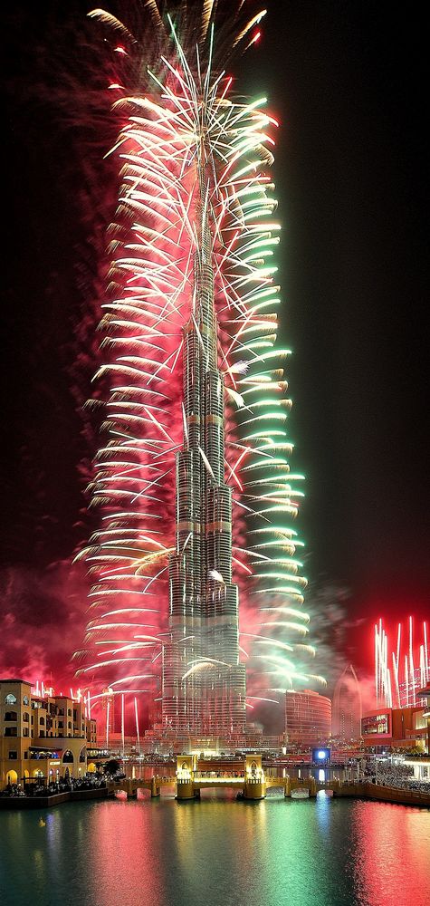 Happy New Year 2012 Dubai, United Arab Emirates Burj Khalifa