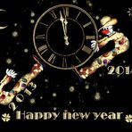 Happy New Year, Glückliches neues Jahr, Gelukkig Nieuwjaar. Bonne Année, Prospero Ano Nova