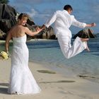 Happy wedding @ source d´Agent La Digue Seychellen