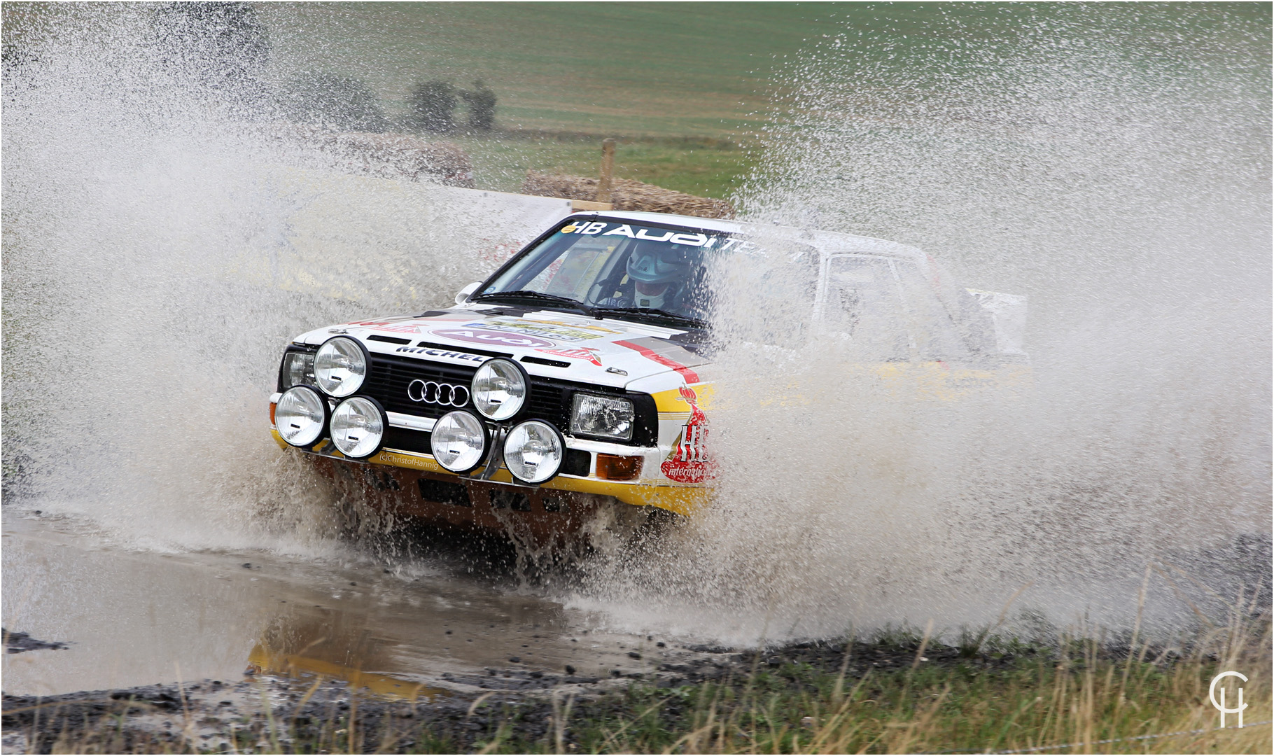 Harald Demuth im Walter Röhrl Audi Quattro Sport bei Eifel Rallye Festival