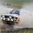 Harald Demuth im Walter Röhrl Audi Quattro Sport bei Eifel Rallye Festival