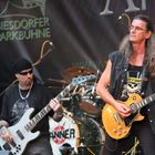 Harald und Stiven von der Männer Rock Band 2013 in der Parkbühne Biesdorf