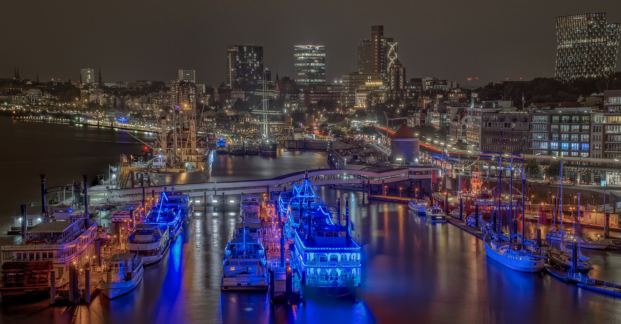 harbor by night 