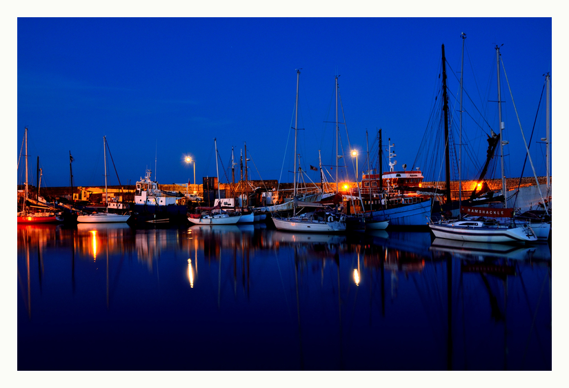 harbour at night