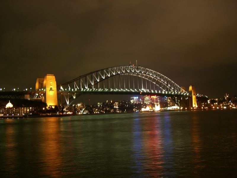 Harbour Bridge at night...