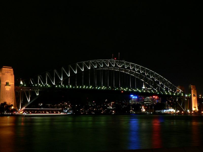 Harbour Bridge bei Nacht