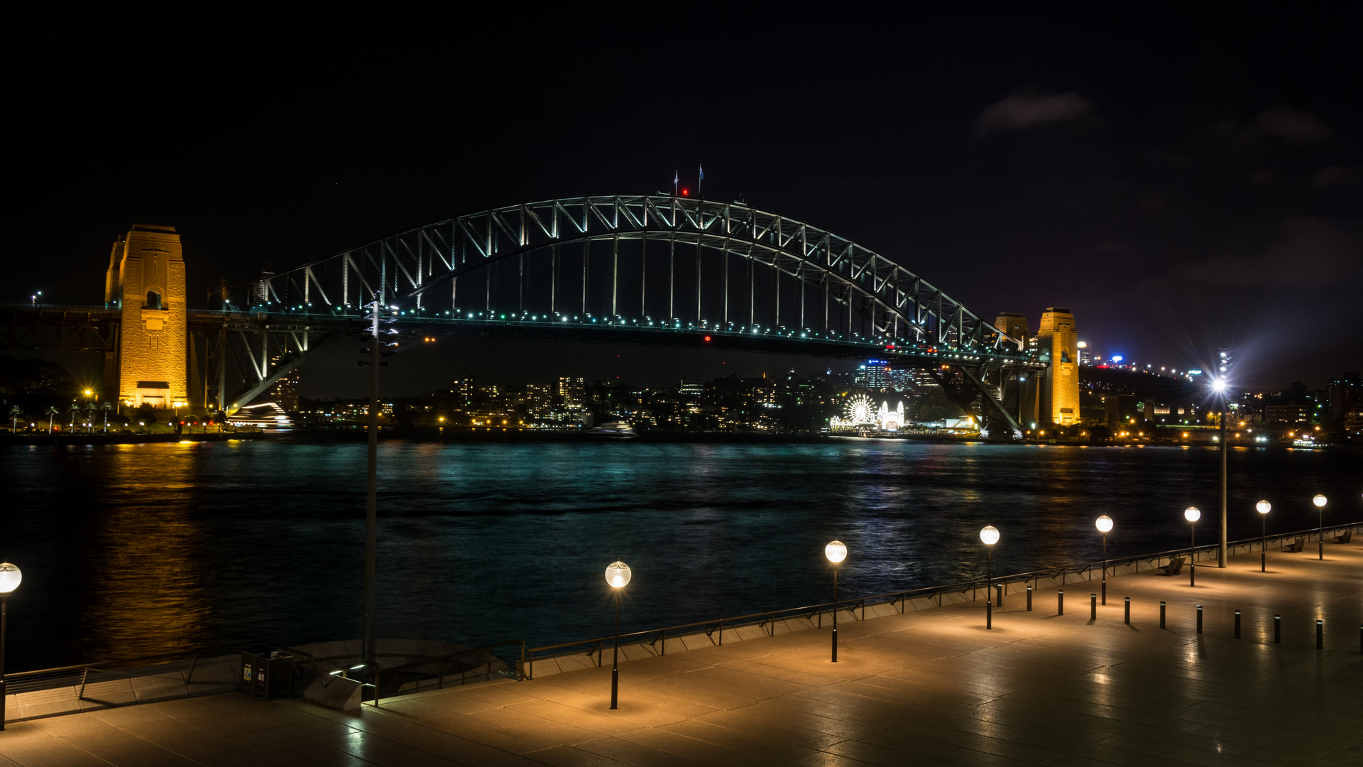 Harbour Bridge bei Nacht