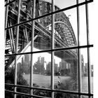 Harbour bridge from Olympic Pool