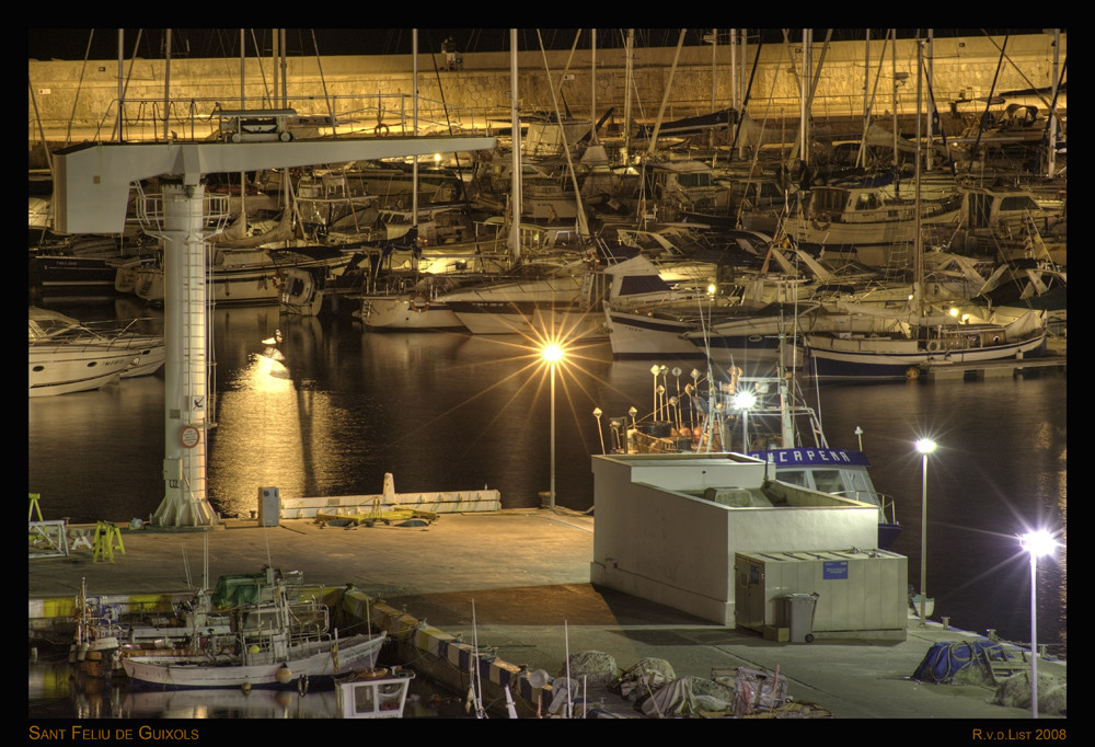 Harbour by night