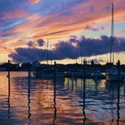 Harbour entrance with evening mood