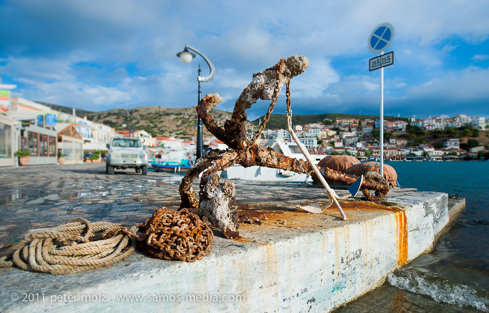 Harbour of Pythagorio in October / Samos, Greece