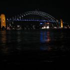 Harbourbridge in blau