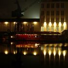 Harburger Hafen bei Nacht