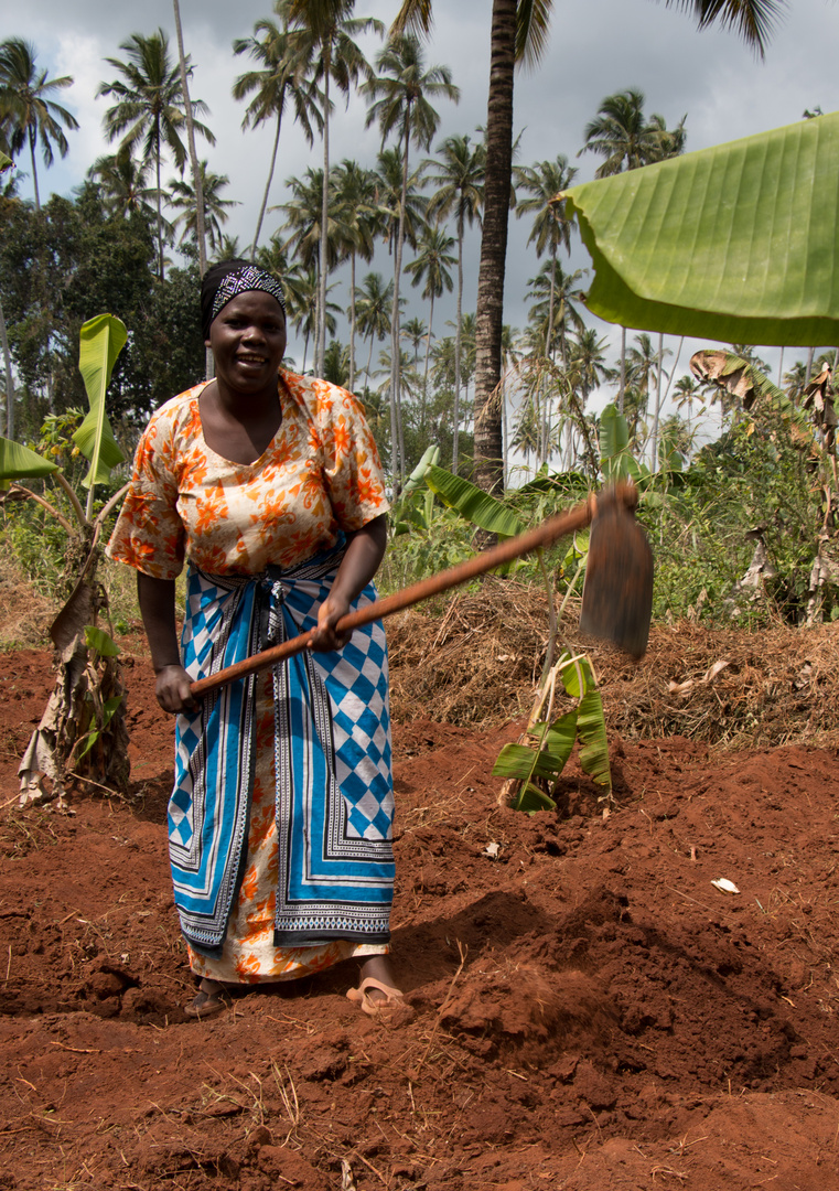 Hard working woman