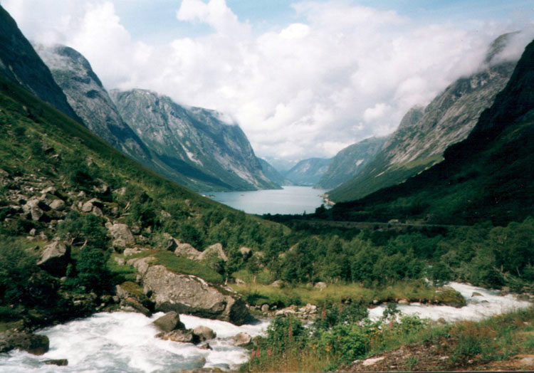 Hardangerfjord in Norwegen