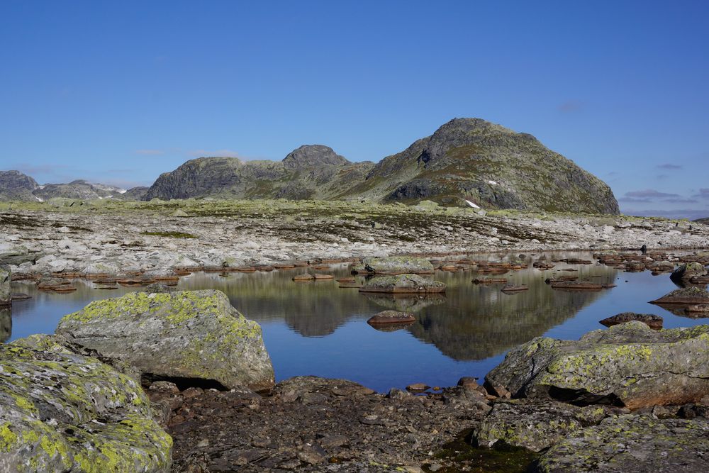 Hardangervidda, zwischen Haukeliseter und Hellevasbu