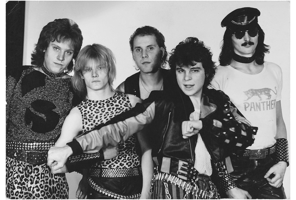 Hard"n-Heavyband -Panther-, Halle/Saale.Year 1985.