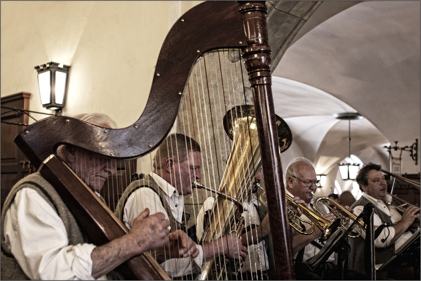 Harfe im Hofbräuhaus