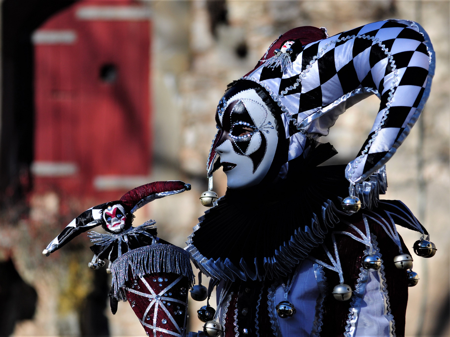 Harlekin Kostum Gross Und Klein Foto Bild Reportage Dokumentation Streetfotografie Mit Menschen Events Bilder Auf Fotocommunity