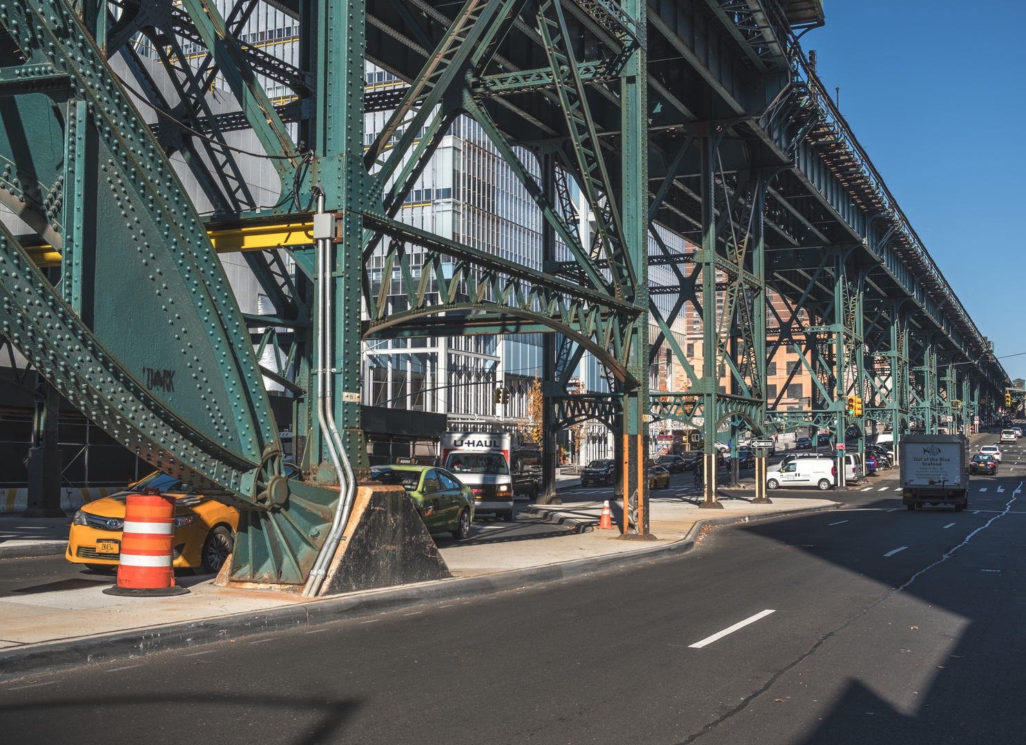 Harlem Hochbahnbrücke 125th St