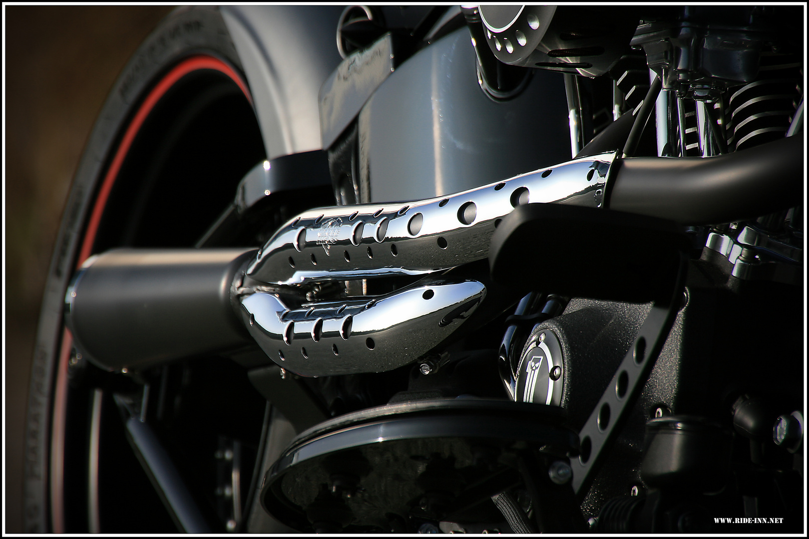 Harley Davidson Auspuff # Tracker #