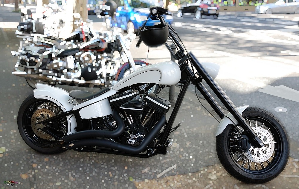 Harley Davidson - Black & White