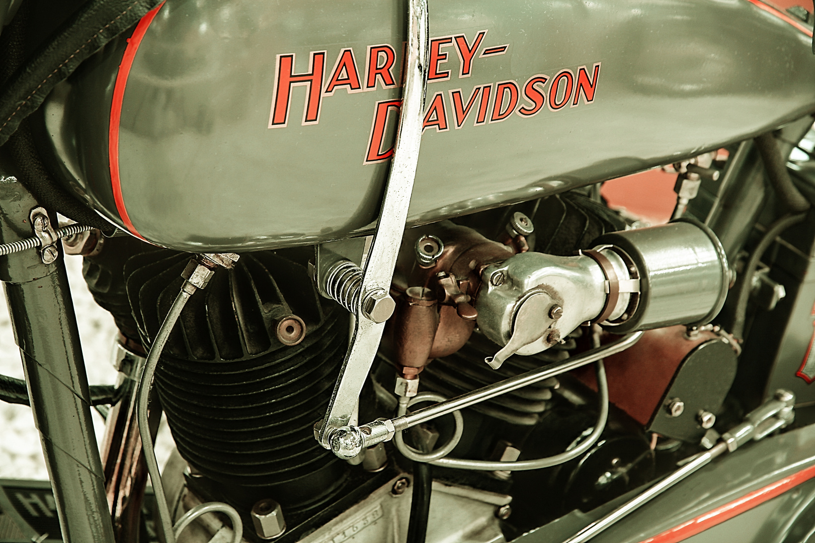 Harley Davidson green