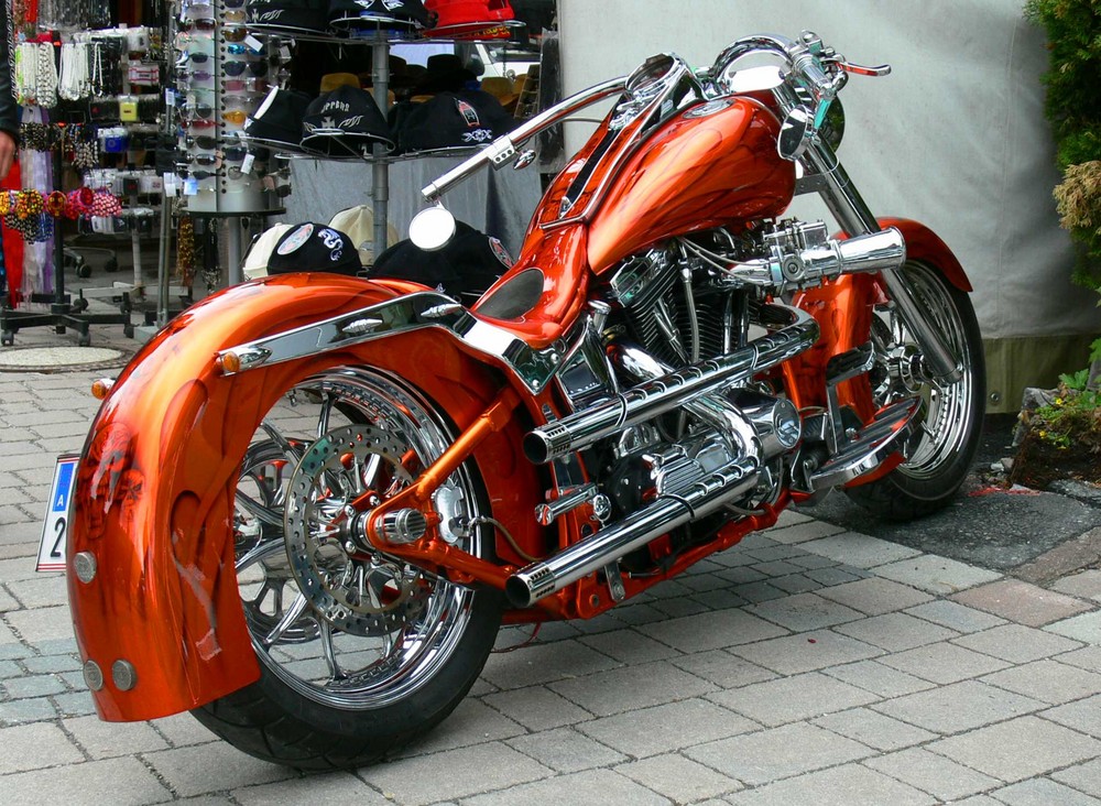 Harley Davidson Heritage Softail, leicht verändert! :-)))