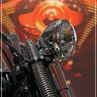 Harley Davidson mit Springergabel