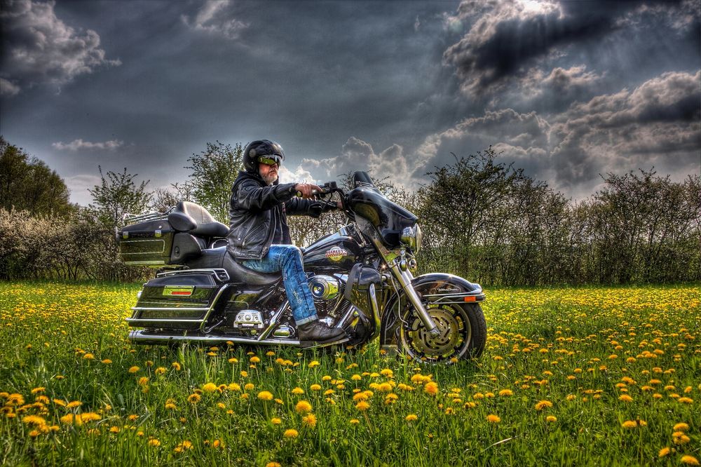 how to ride a harley