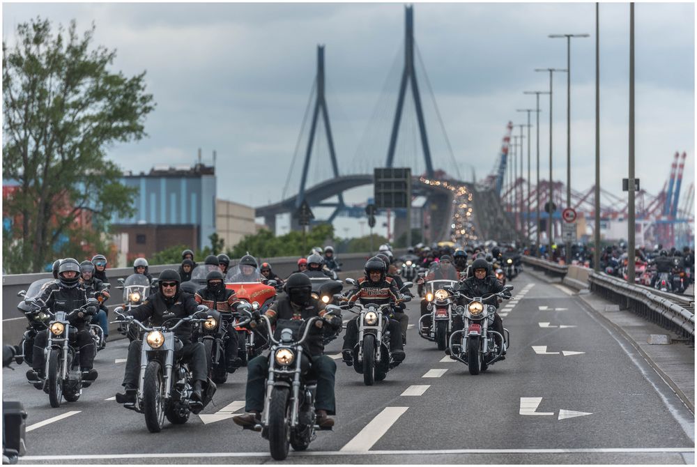 motorrad tour um hamburg