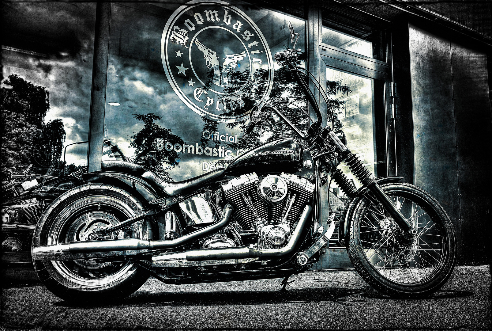 Harley frisch aus der Custom-Schmiede AMC