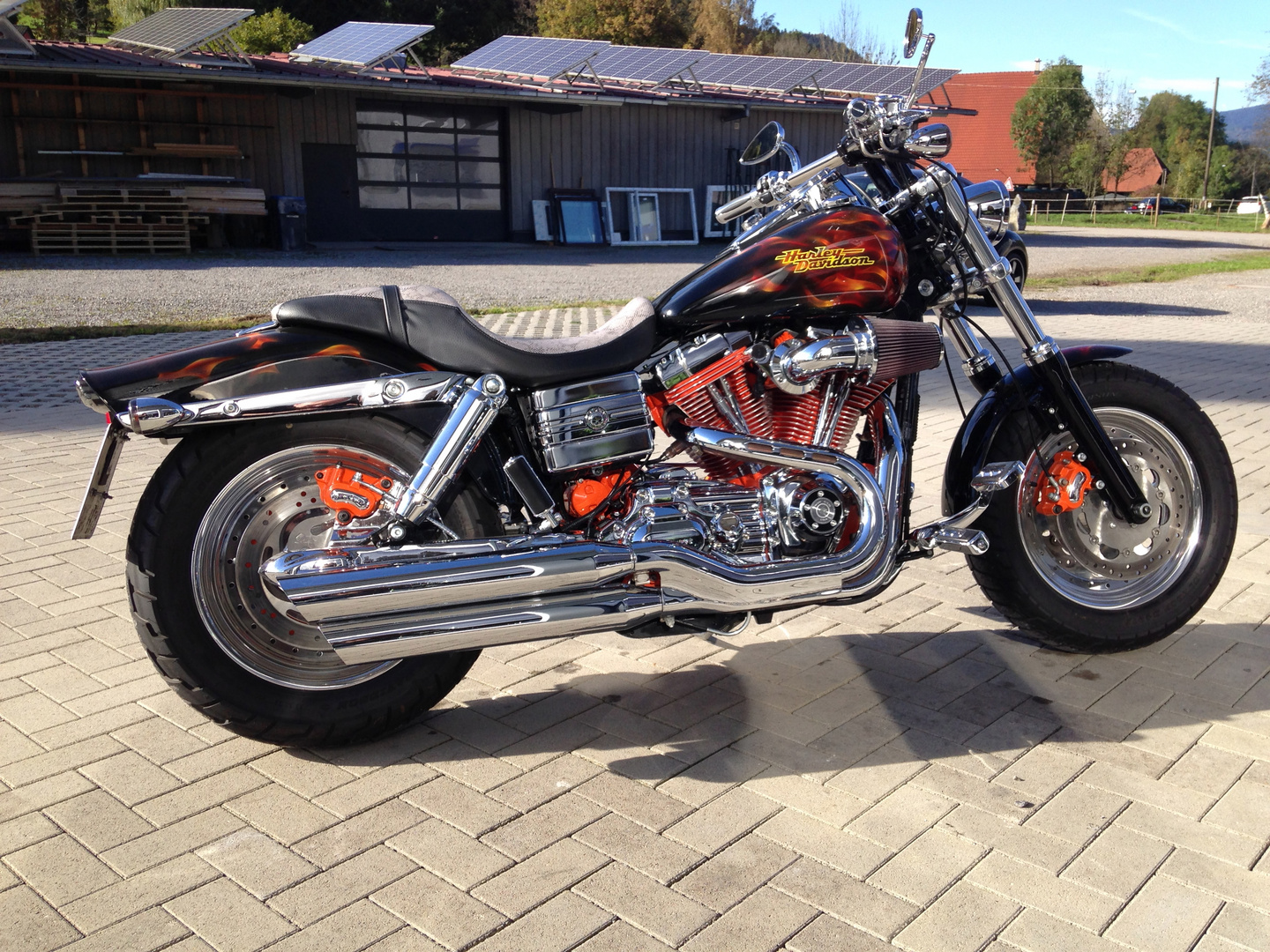 Harley im Herbst