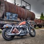 Harley meets train II