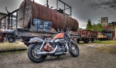 Harley meets train II