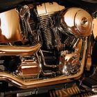 Harley Motor in der Sauna
