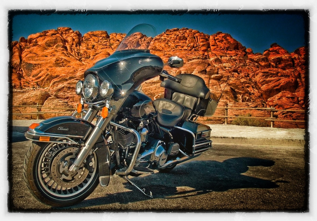 Harley @ Red Rock Canyon