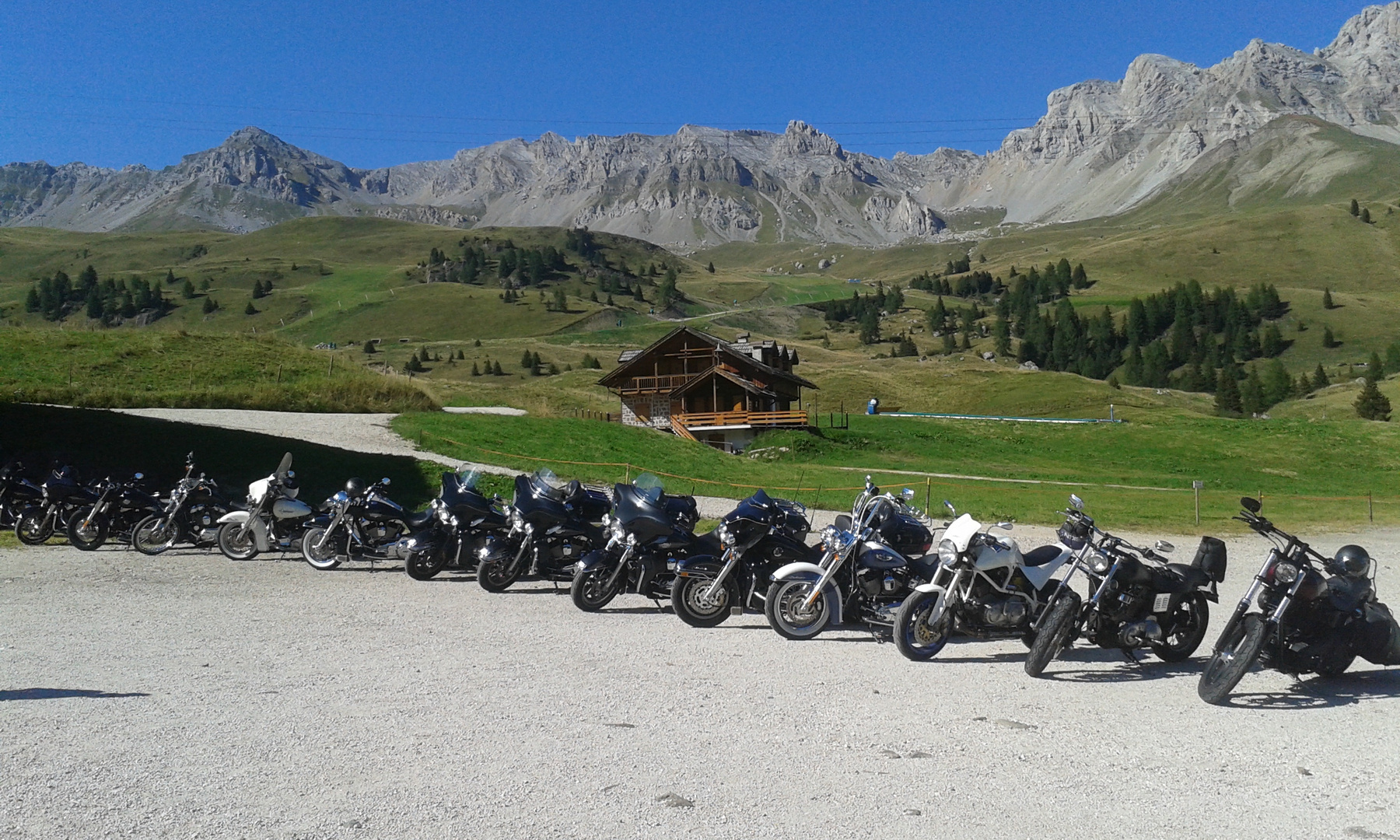 Harleys on tour