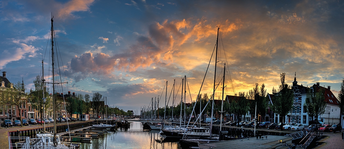 Harlingen am Abend (Wattenmeer Holland)