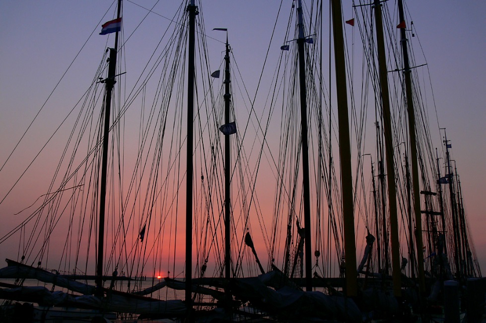 Harlingen / NL - Hafen - Mitte Mai 2008