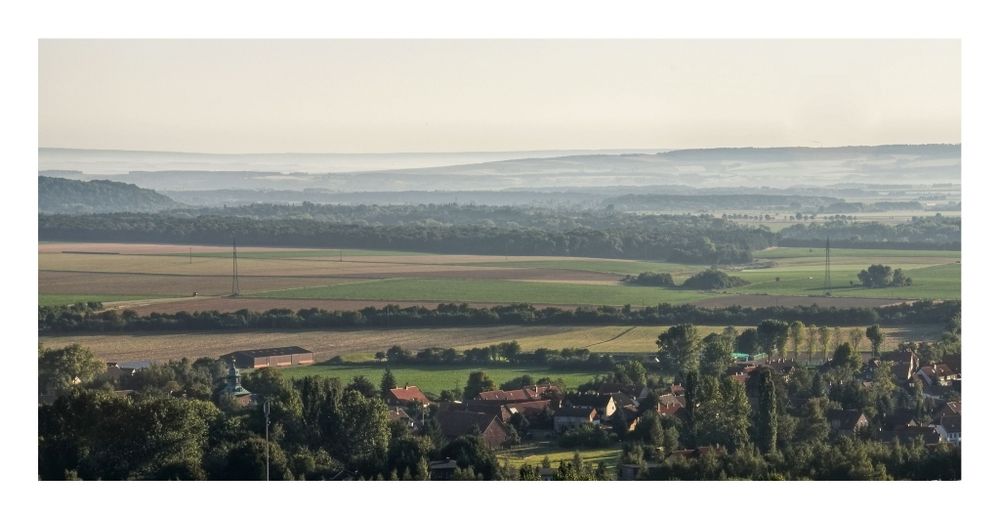 Harlingerode " Blick auf das Harzvorland, am Morgen..... "