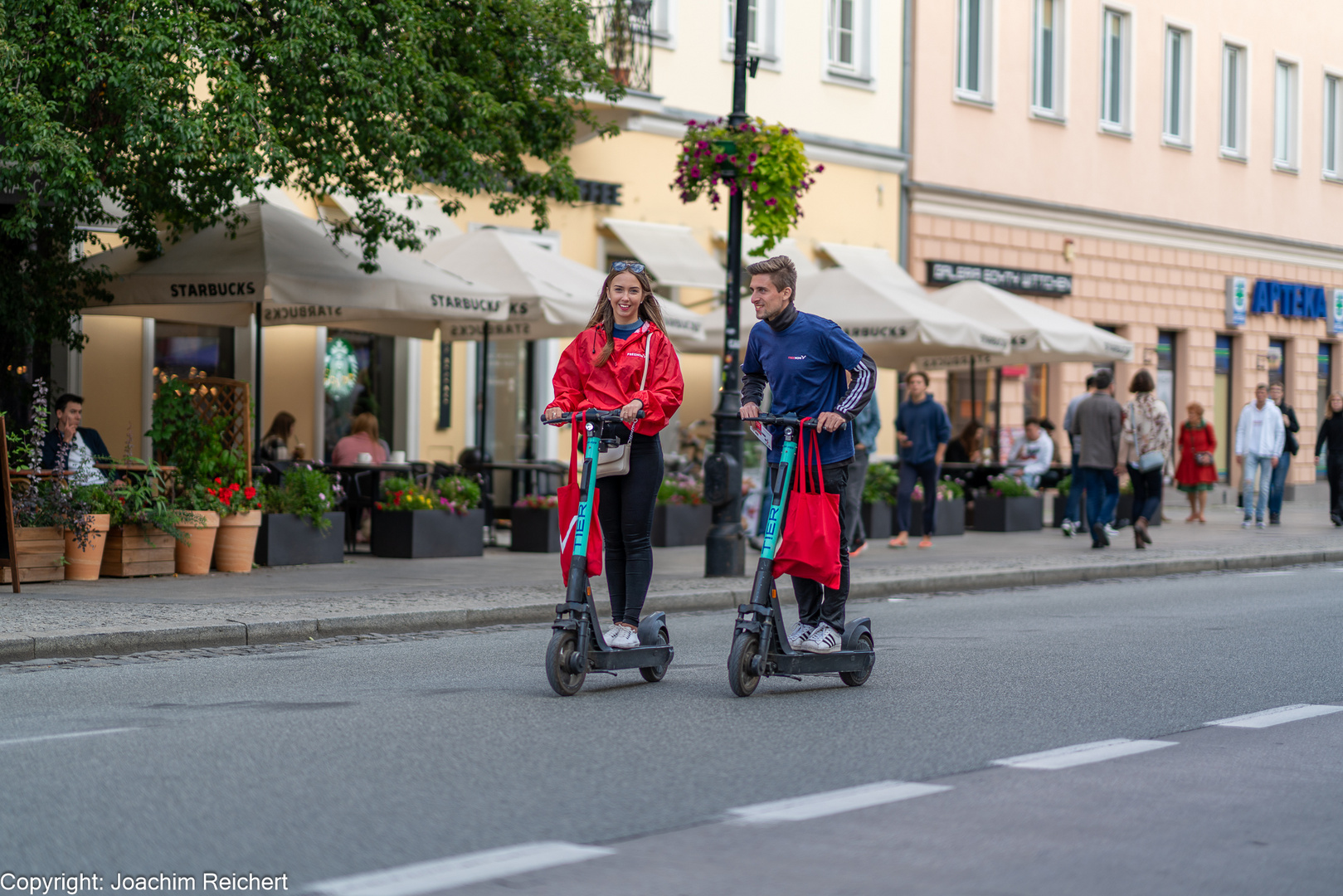 Harmonie auf dem Roller