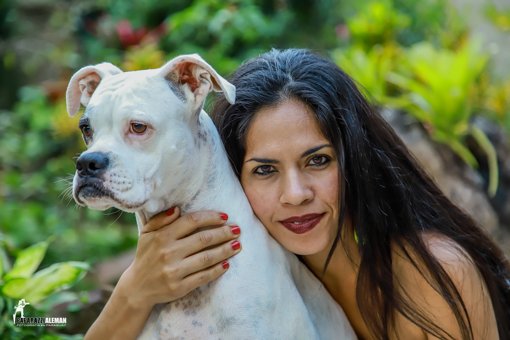 Harmonie Frau mit Hund 